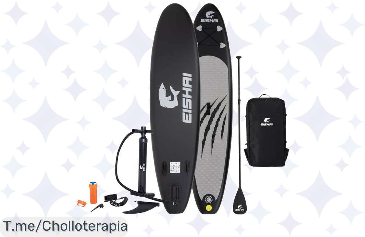 Increíble Oferta: EISHAI Sharkbite Paddle Board gris a Precio Loco