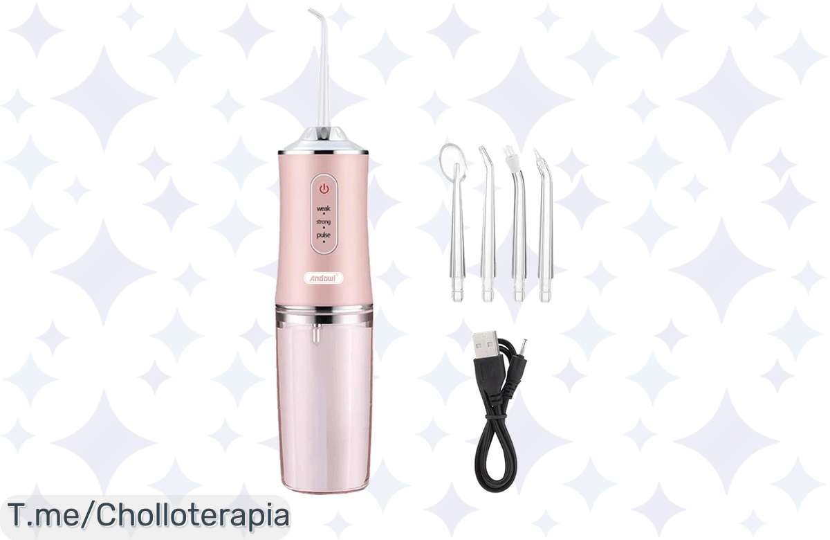 Irrigador dental portátil: ¡Descuento brutal que no puedes dejar pasar!