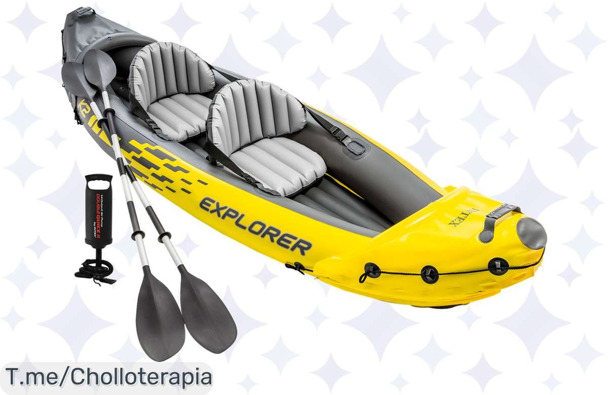 Kayak hinchable para 2 ¡a precio de risa!