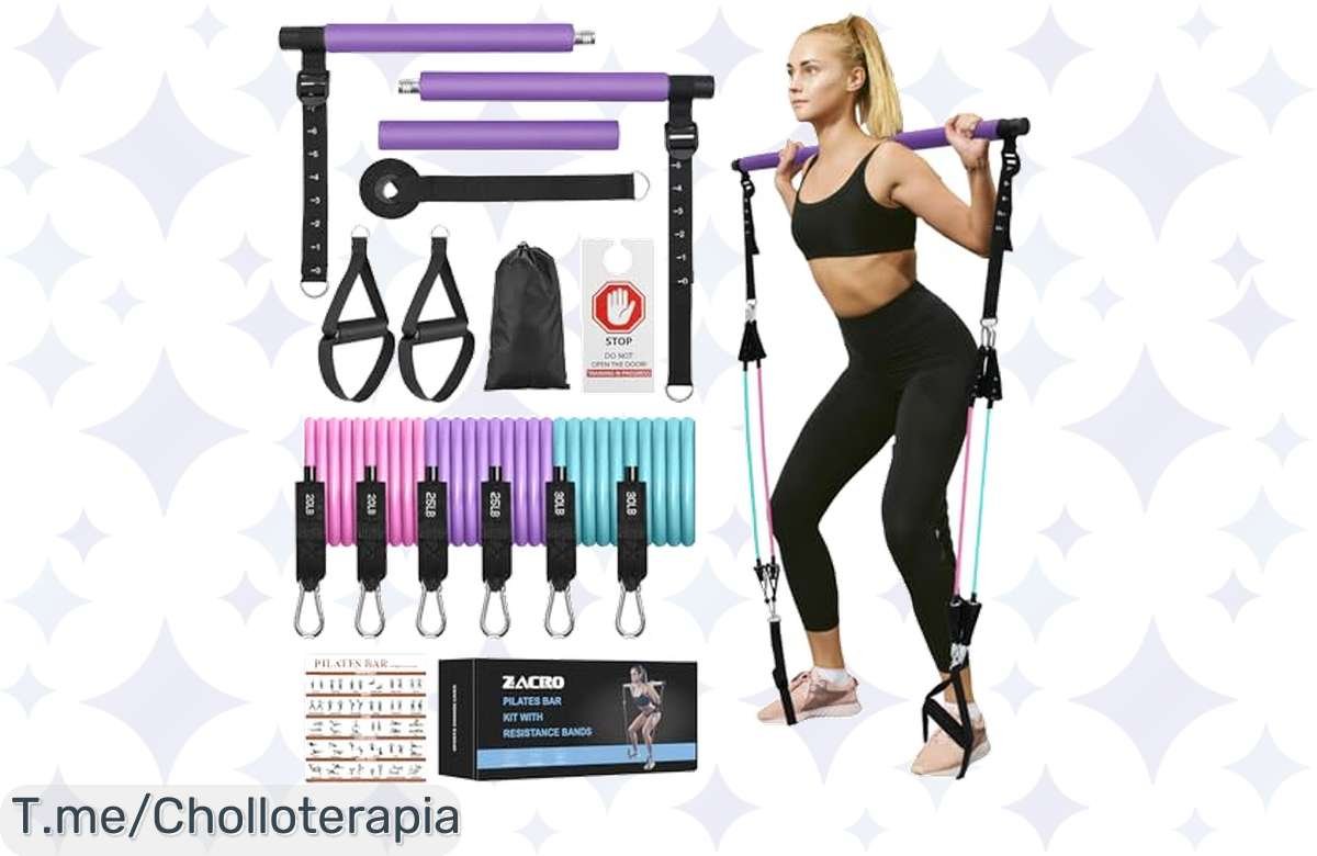 Kit de Pilates: ¡6 bandas de resistencia a precio de risa!