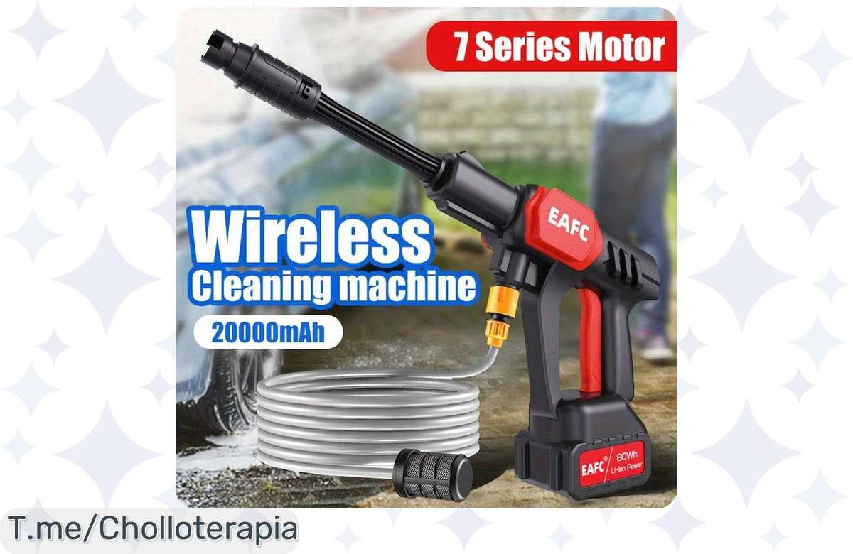 Lavadora de coche inalámbrica en oferta loca – 20000mAh para un brillo extremo!