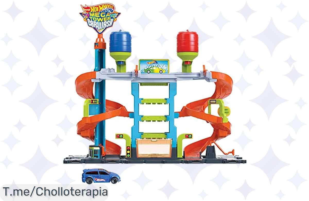Lleva tu coche al siguiente nivel con el Hot Wheels City Mega Car Wash ¡Solo por tiempo limitado!