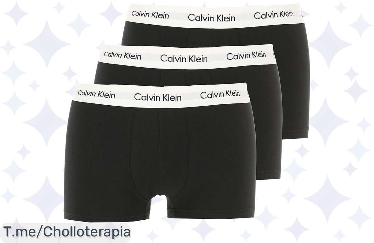 Locura Total: Pack de 3 Boxers Calvin Klein a Precio de Risa