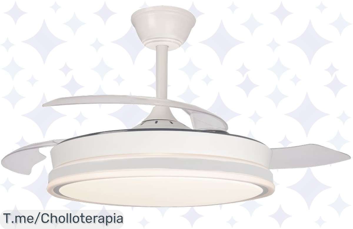 Locura de oferta: Ventilador de techo Pitijopo con motor DC y mando, ¡silencio y frescura a tope!