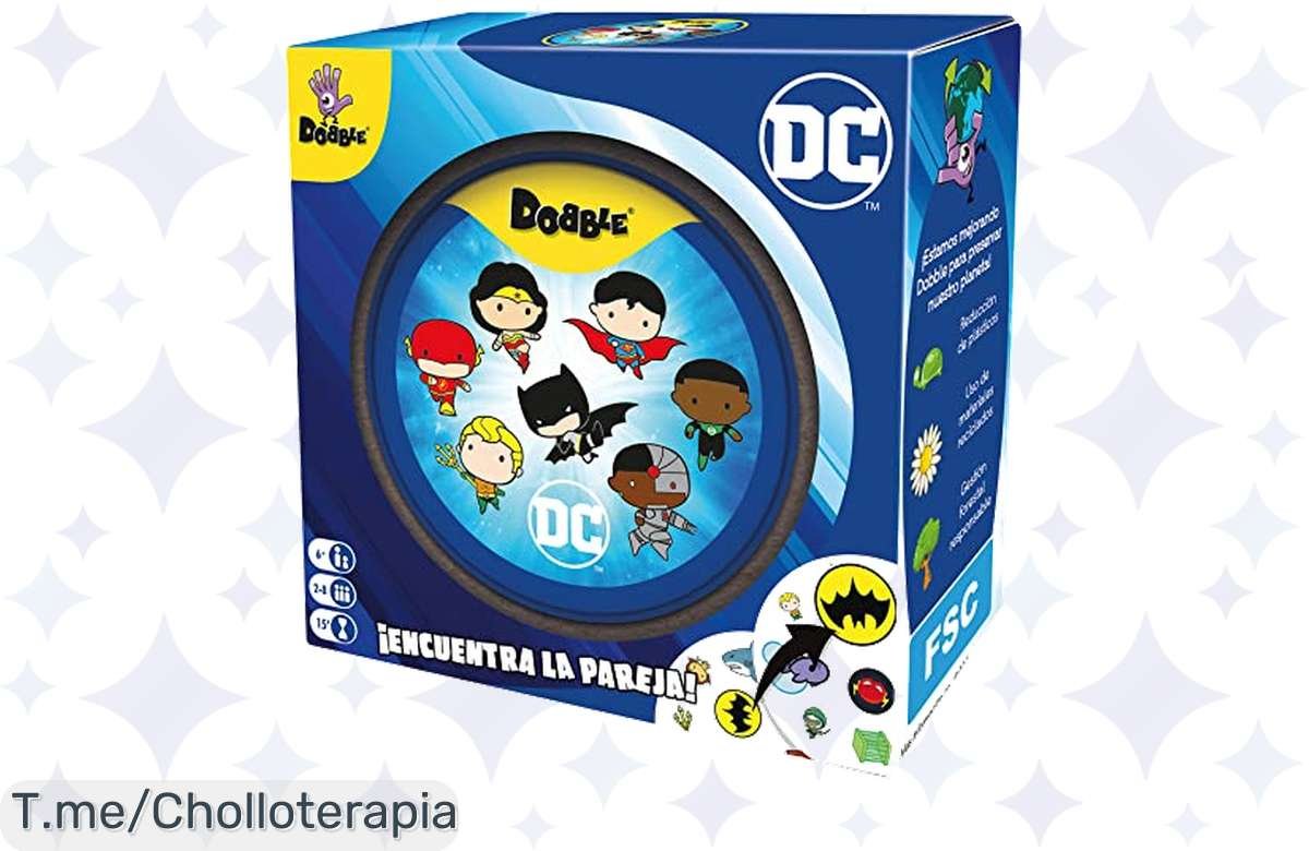 Locura de oferta: Zygomatic Dobble DC Universe, ¡diviértete sin gastar tanto!