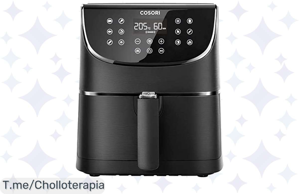 Locura de precio: Freidora de aire COSORI 5,5L casi regalado, adiós grasas, ¡aprovecha ya!