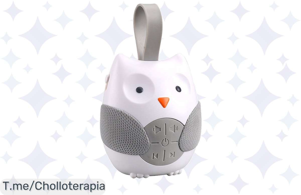 Máquina de ruido blanco para bebés: 10 melodías relajantes a un precio de locura