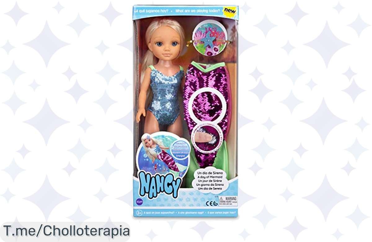 Mega oferta Nancy Sirena: ¡Cambia de color y diviértete en el agua ya!