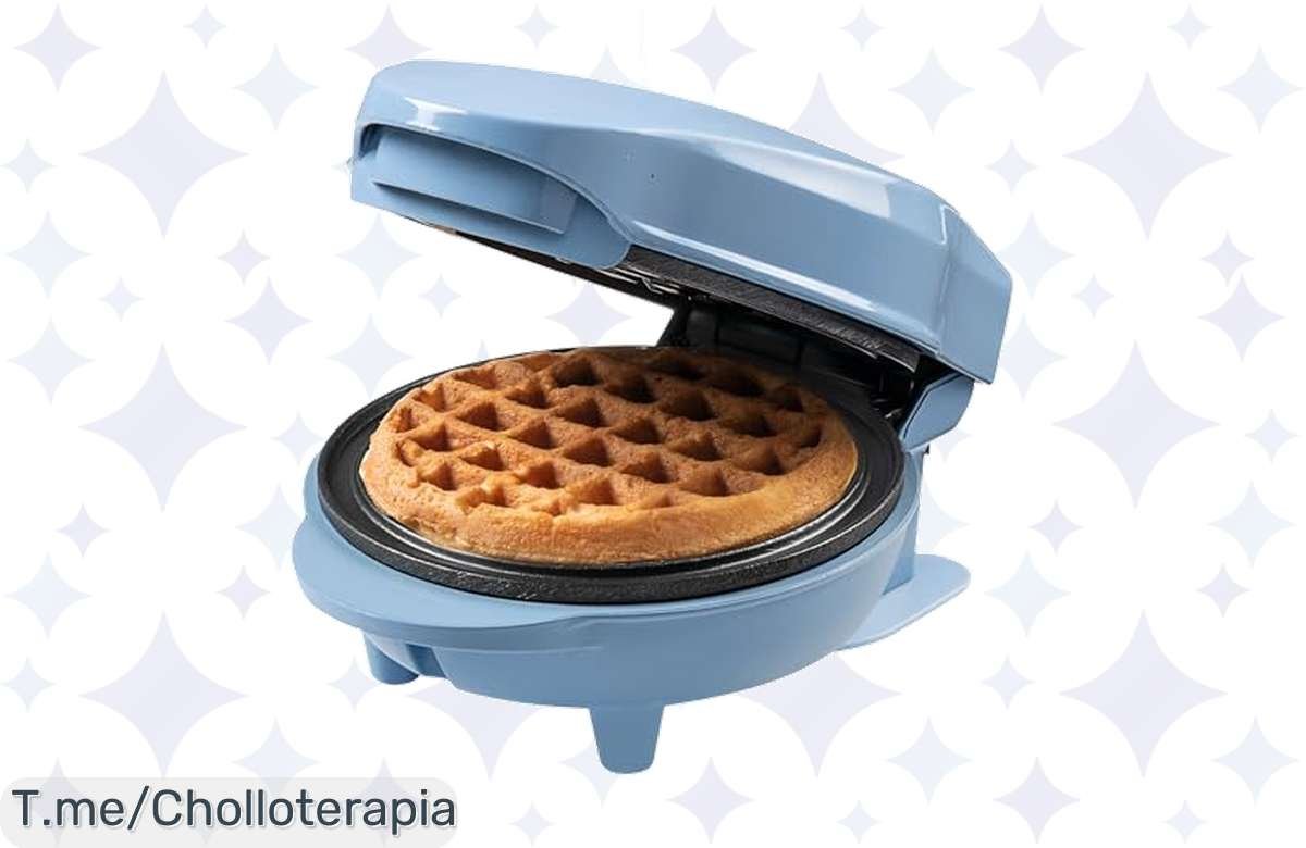 Mini gofrera baratísima: gofres irresistibles en un flash