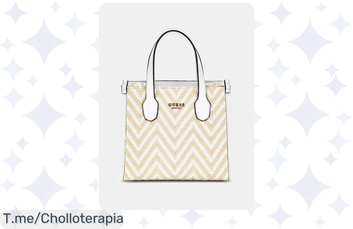 Minibolso Silvana de Guess: ¡Oferta de rafia que no vas a volver a ver!