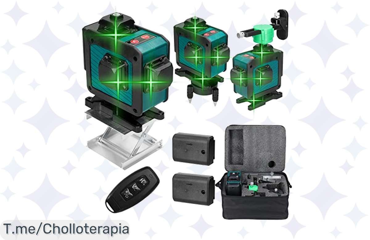 Nivel láser 4D a precio de ganga, ¡aprovecha ya!