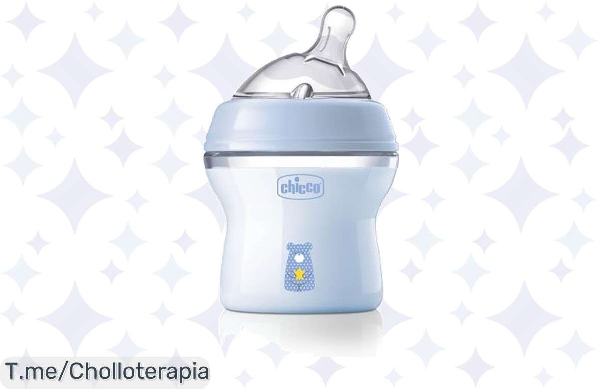 Oferta Flash: Biberón Chicco NaturalFeeling anticólicos a un precio ridículo, ¡corre a por él!