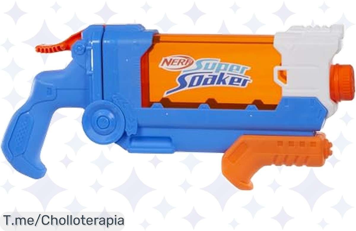 Oferta Flash: Nerf Super Soaker Con 4 Modos de Agua y Gran Depósito a Precio Increíble!