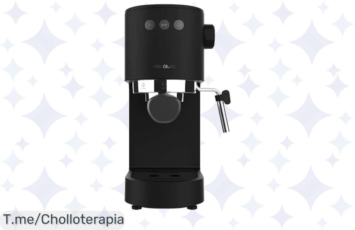 Oferta Flash en Cafetera Express: 1350 W, crema de lujo y vaporizador pro, ¡es tu momento!