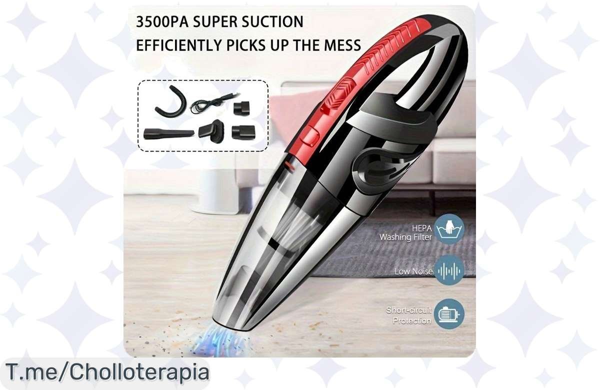 Oferta Relámpago: Aspiradora de Mano Inalámbrica a Mitad de Precio – ¡Corre!