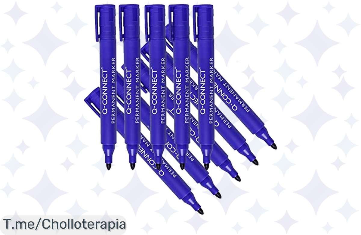 Oferta Única: Rotuladores Permanentes QConnect, ¡10 por Menos de lo que Imaginas!