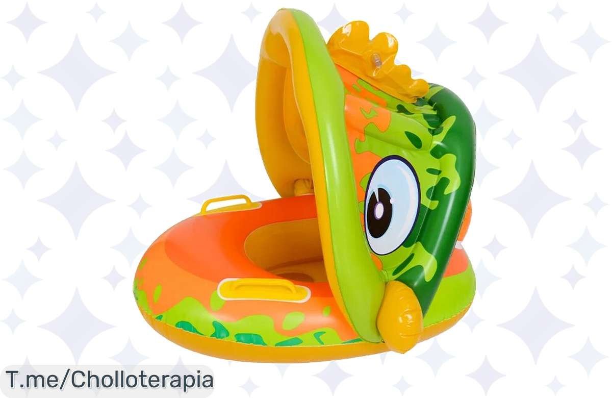 Oferta brutal: Asiento de natación Bao para peques con sombrilla, ¡a precio de risa!