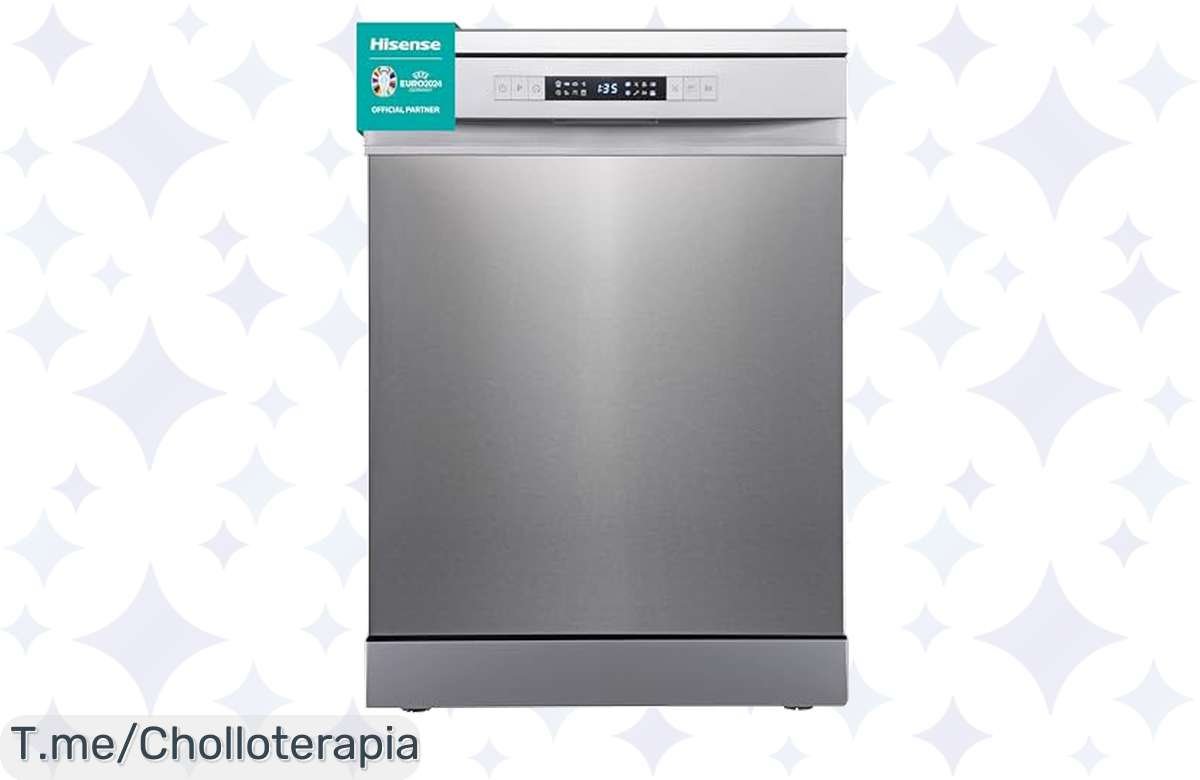Oferta brutal: Lavavajillas Hisense HS622E10X, ¡cómpralo antes de que vuele!