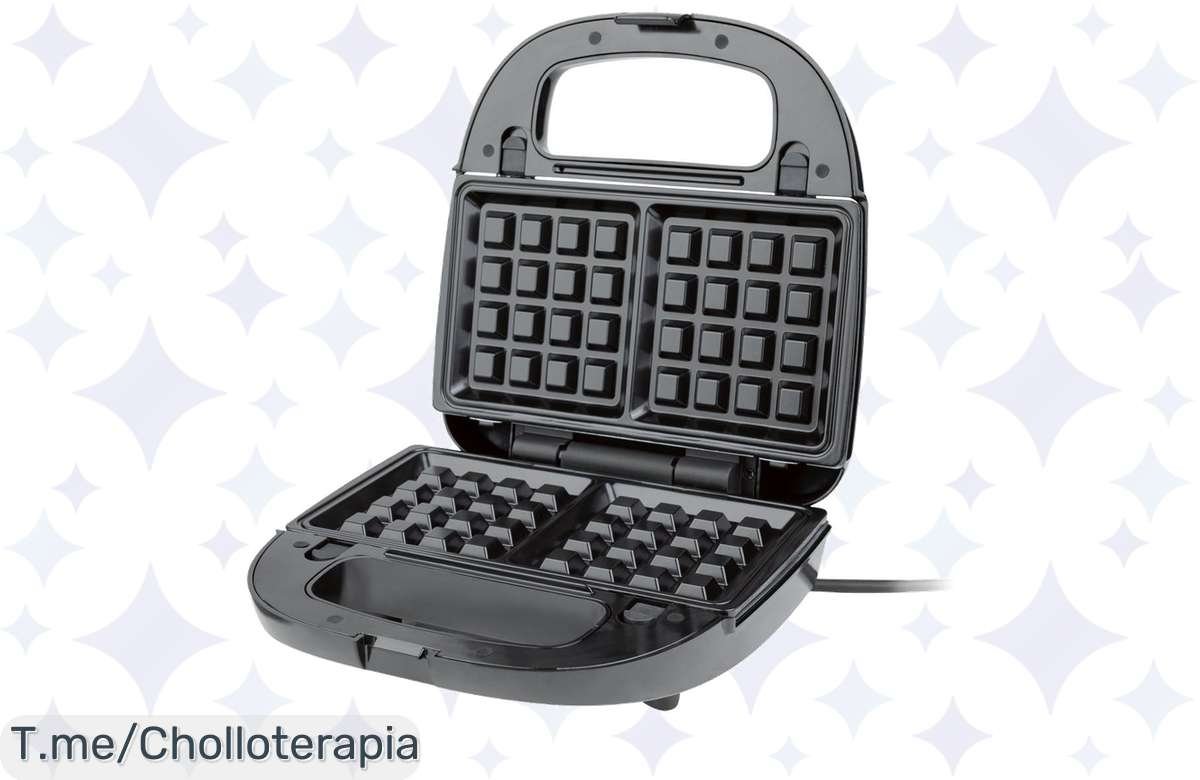 Oferta brutal: ¡Sandwichera 3 en 1 tirada de precio, corre antes de que vuele!