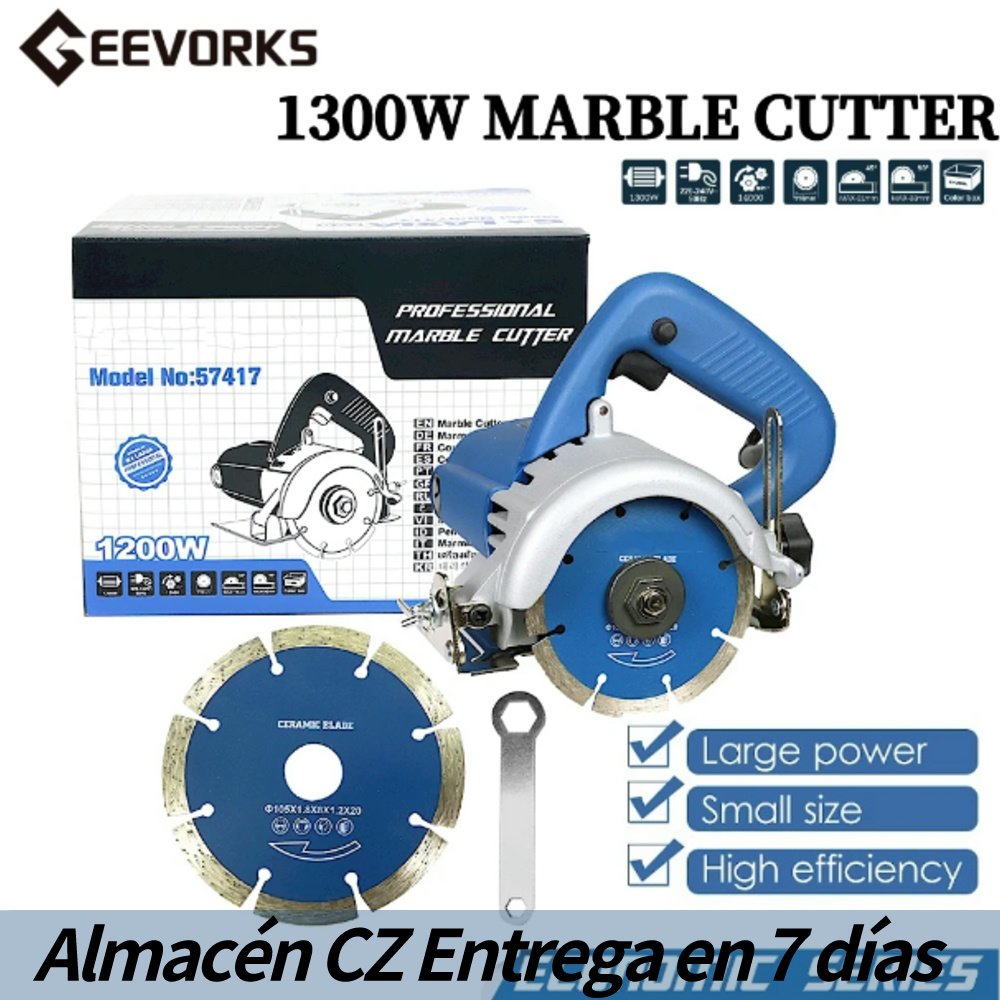 Oferta exclusiva en cortadora de mármol portátil Geevorks 1300W