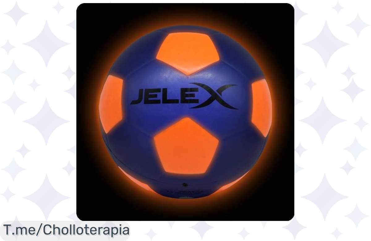 Oferta loca: Balón LED Neón azul/naranja a precio de ganga, ¡cómpralo ya!