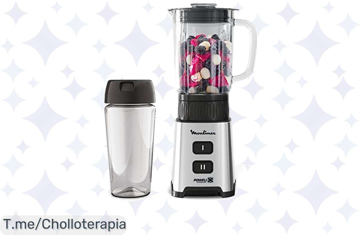 Oferta loca: Batidora Moulinex Pulseo LM17GD, ¡batidos listos al instante y a un precio que no creerás!