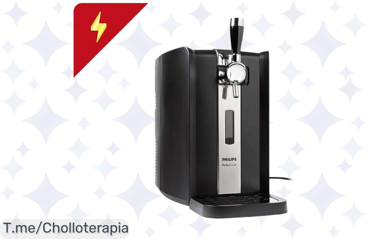 Oferta loca: Dispensador de cerveza Philips tirado de precio, ¡aprovéchalo ya!