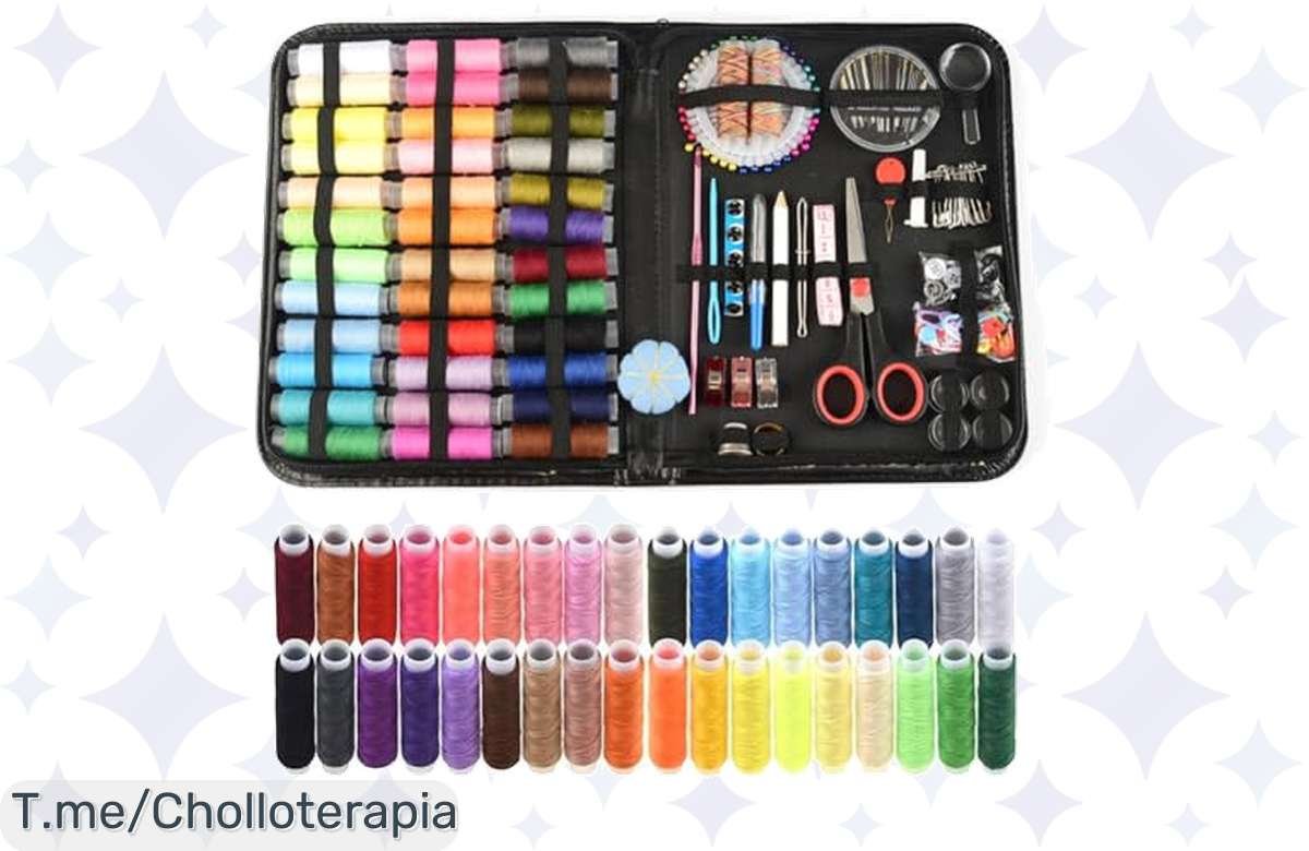 Oferta loca: Kit de costura de 183 piezas tirado de precio, ¡no lo dejes escapar!