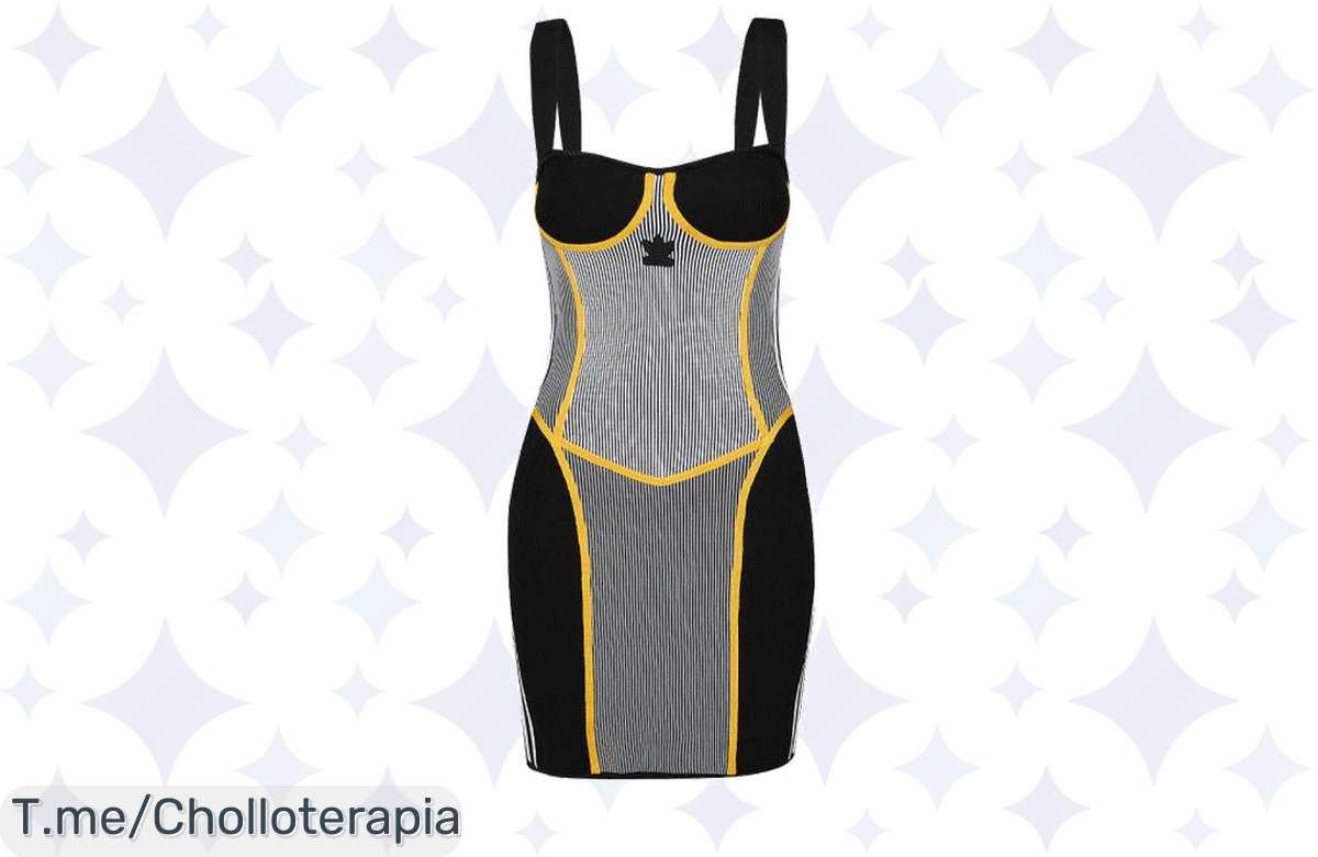 Oferta top: Vestido corset adidas Originals x PAOLINA RUSSO regalado, ¡apúrate!
