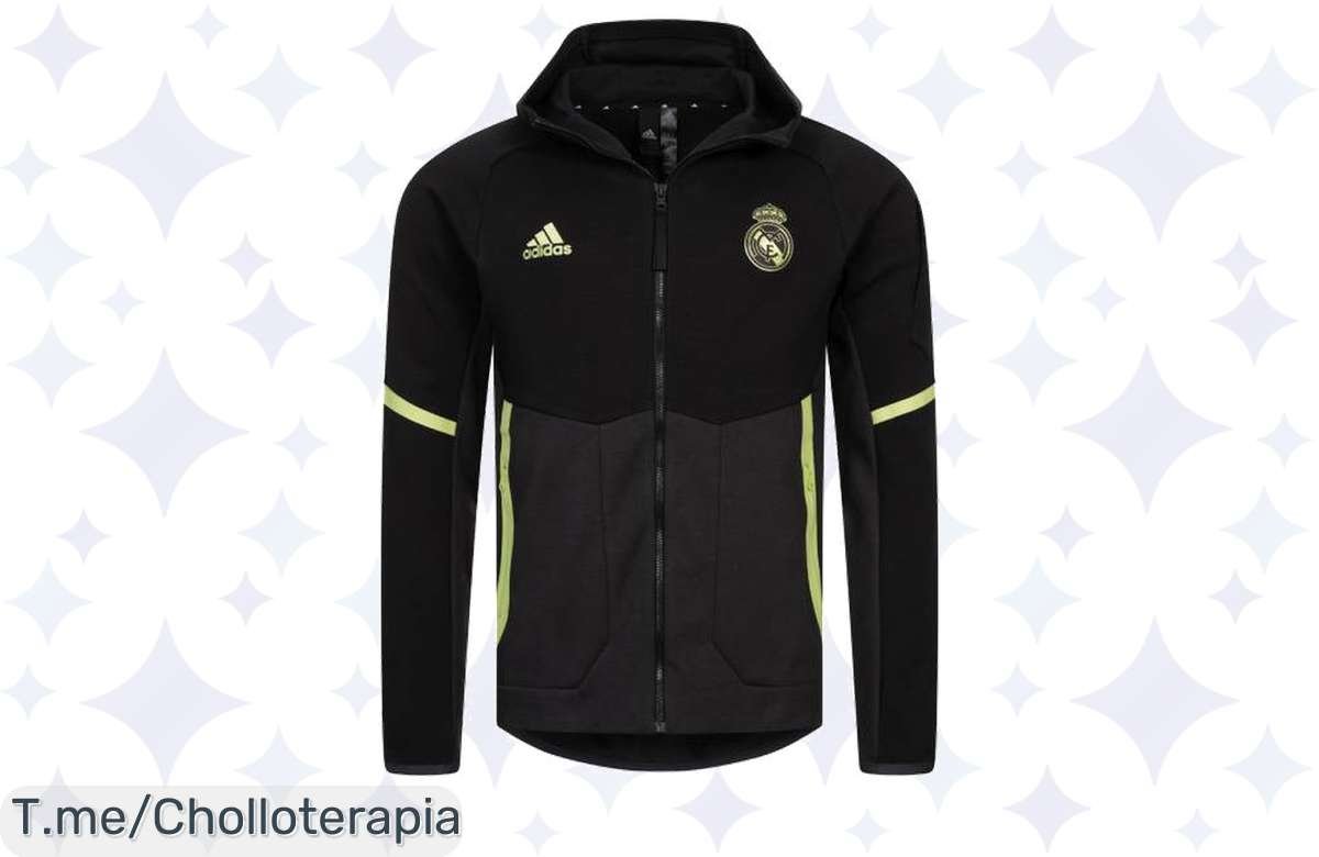 Ofertón: Chaqueta Real Madrid C.F. adidas tirada de precio, ¡no te lo pierdas!