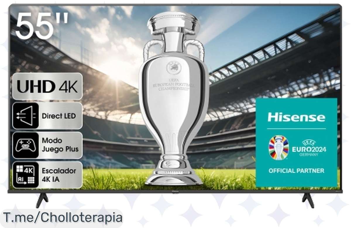Ofertón: Smart TV Hisense 55 4K UHD casi regalado, ¡cómpralo ya!
