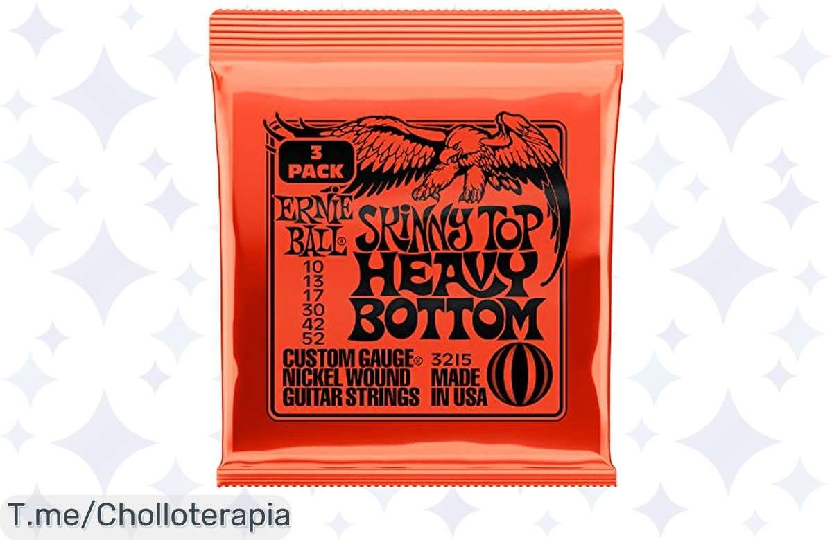 Ofertón de locura: 3 cuerdas Ernie Ball baratísimas para sonar como un pro. ¡No lo dejes pasar!
