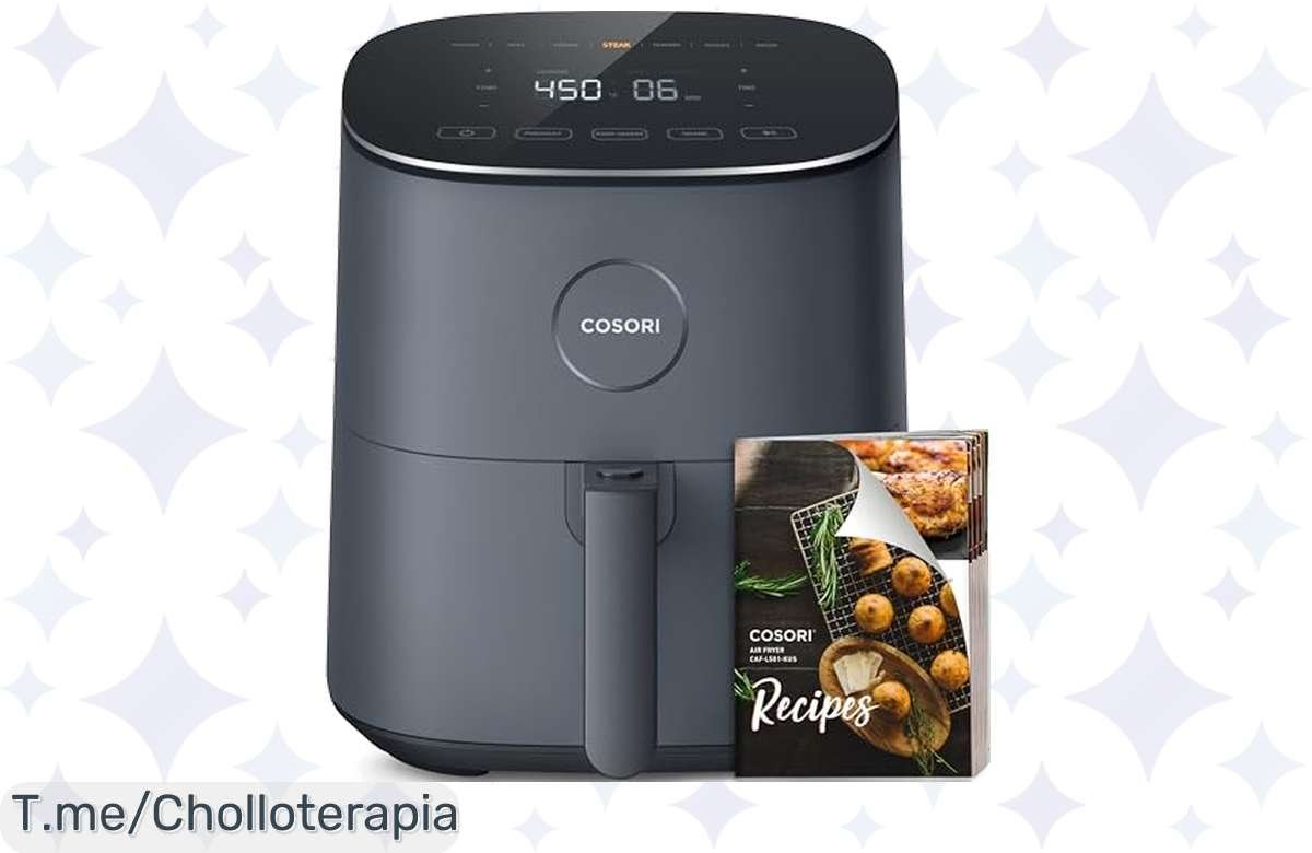 Ofertón en Freidora de Aire COSORI 4,7L: Salud y rapidez en tu cocina ¡Corre!