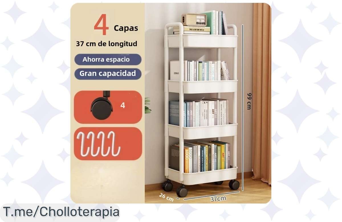 Organizador de carrito móvil a precio loco: ¡no dejes pasar esta ganga y renueva tu espacio hoy!