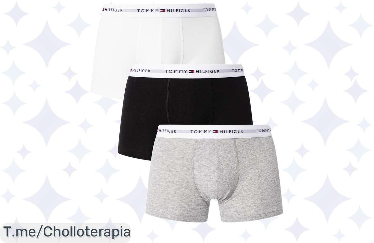 Pack 3 Boxers Tommy Hilfiger: ¡Oferta única y estilos que arrasan, cómpralos ya!