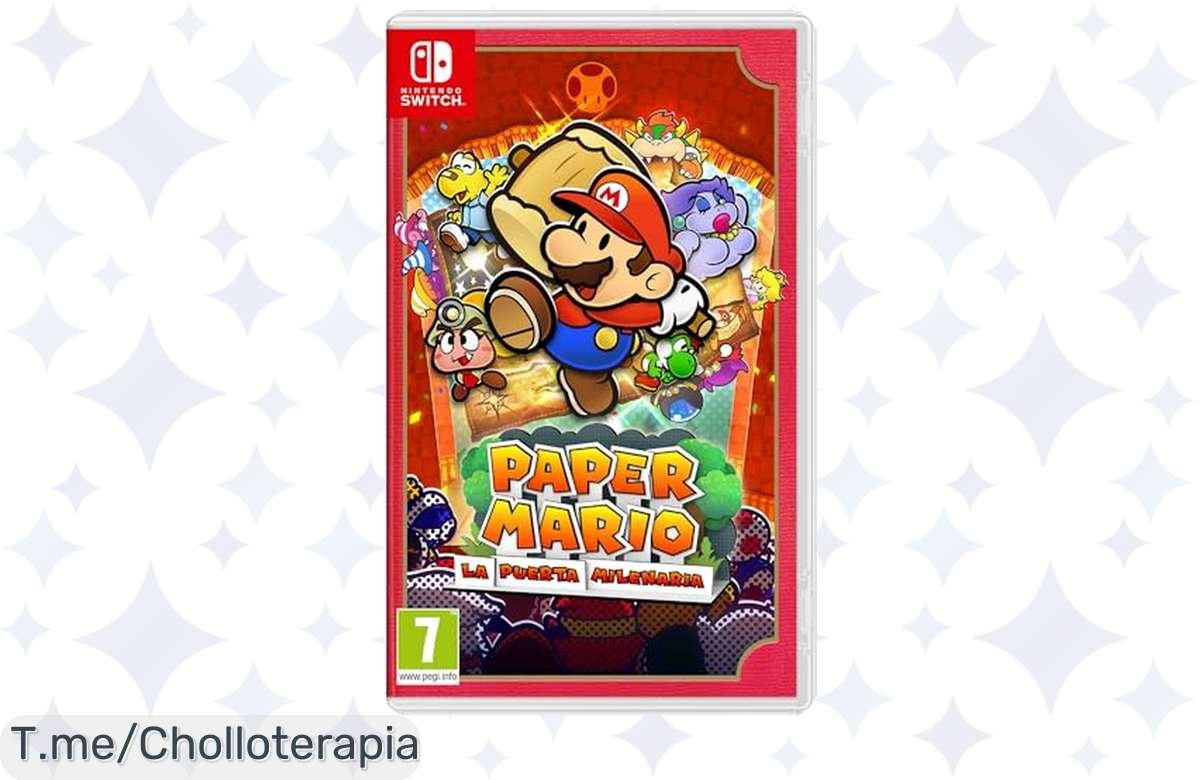 Paper Mario a precio de locura: ¡Rescata a Peach en esta aventura épica!
