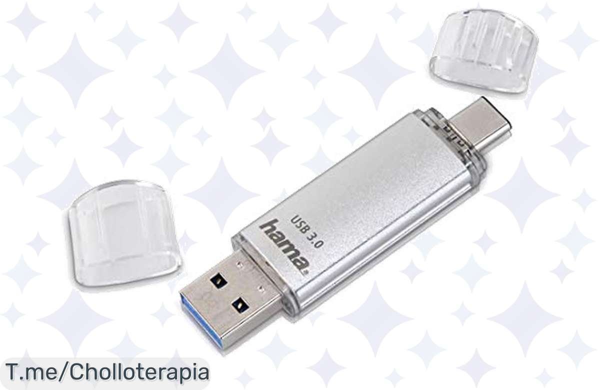 Pendrive Hama 64 GB USB 3.1 alucinante: rápido y barato, ¡corre por el tuyo!
