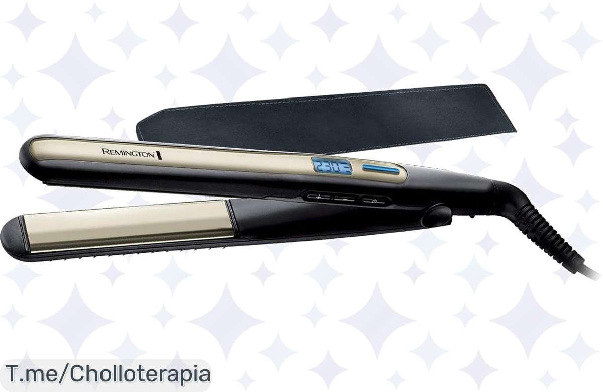 Plancha Remington S6500: Pelo de salón a precio de risa, ¡230ºC de puro estilazo!
