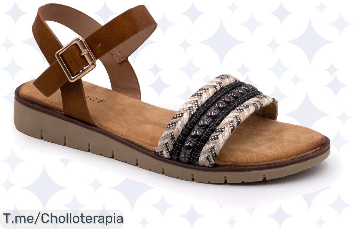 Sandalias planas mujer: ¡Oferta relámpago con plantilla acolchada a precio insuperable! ¡Corre por ellas!