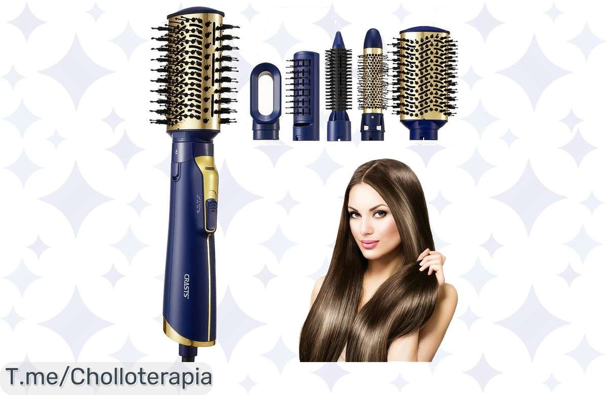 Secador 5 en 1: ¡Oferta Brutal para tu Peinado Perfecto! ¡Corre, que Vuela!