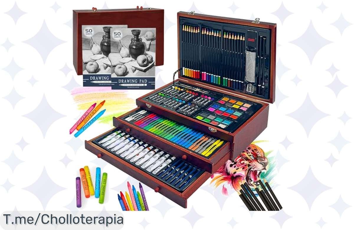 Set de Arte Premium para Niños: ¡175 Piezas a Precio de Locura!
