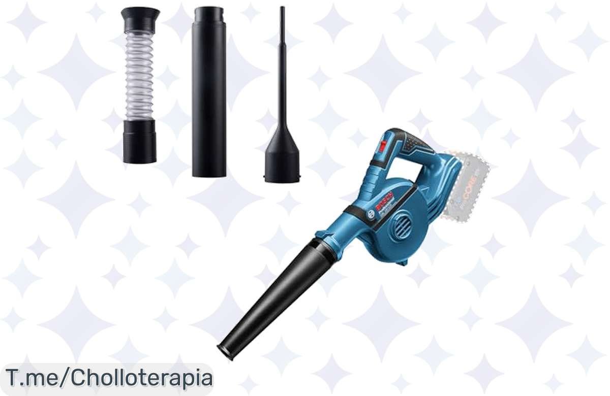 Soplador Bosch: ¡17000 rpm de pura potencia a precio de locura, no te lo pierdas!