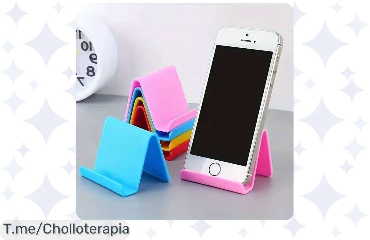 Soporte de Monitor PVC: ¡El chollo que estabas esperando para tu móvil o tableta!