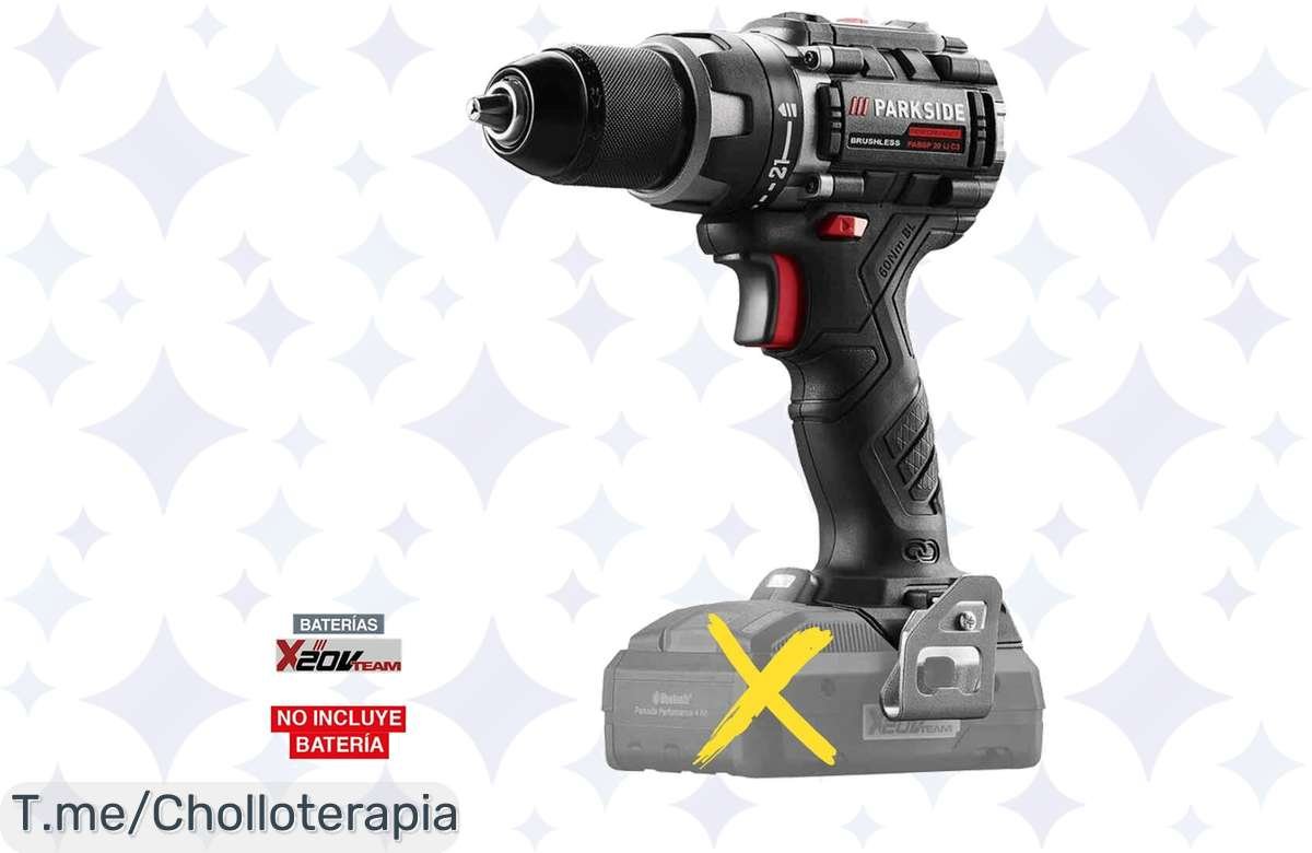 Taladradora 20V recargable a precio de risa, ¡no te la pierdas!