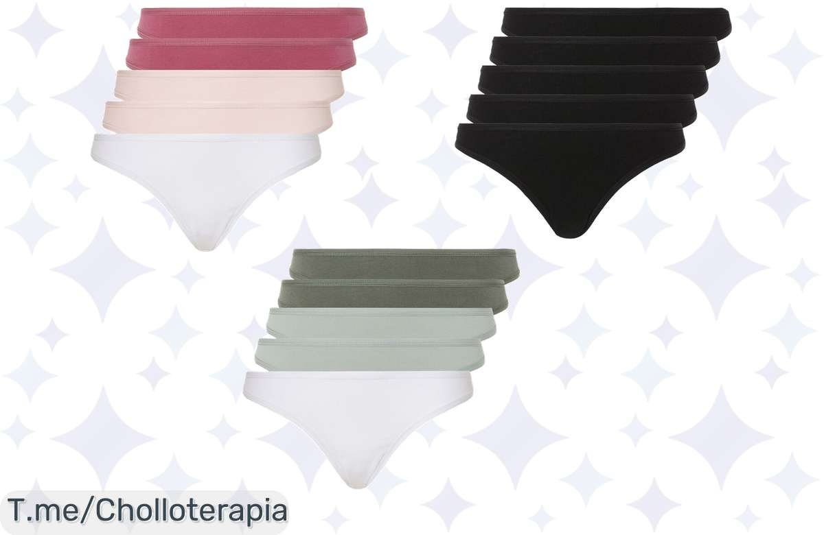 Tangas de lujo: ¡5 por el precio de uno!