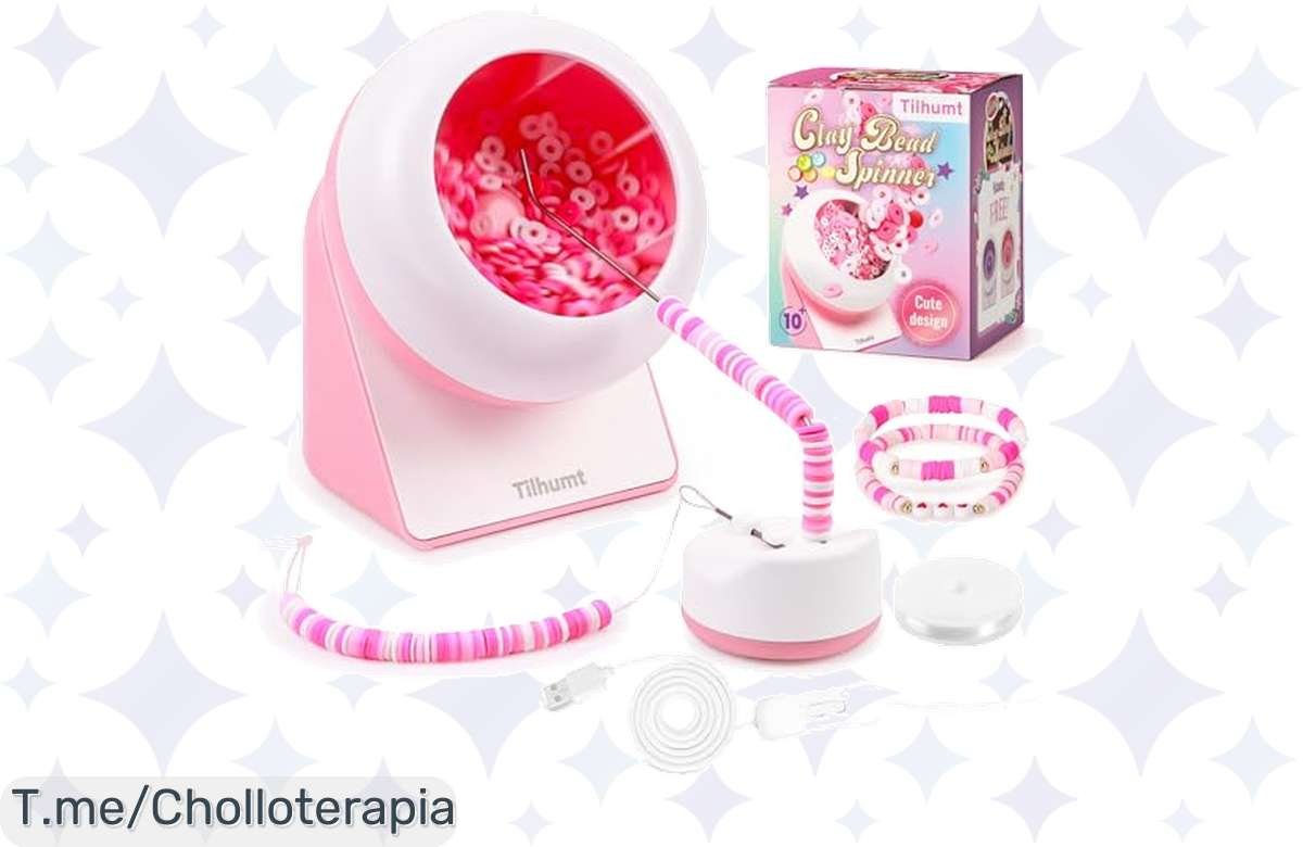 Transforma tu creatividad en joyas: 50% de descuento en el Spinner Eléctrico de Cuentas con cupón
