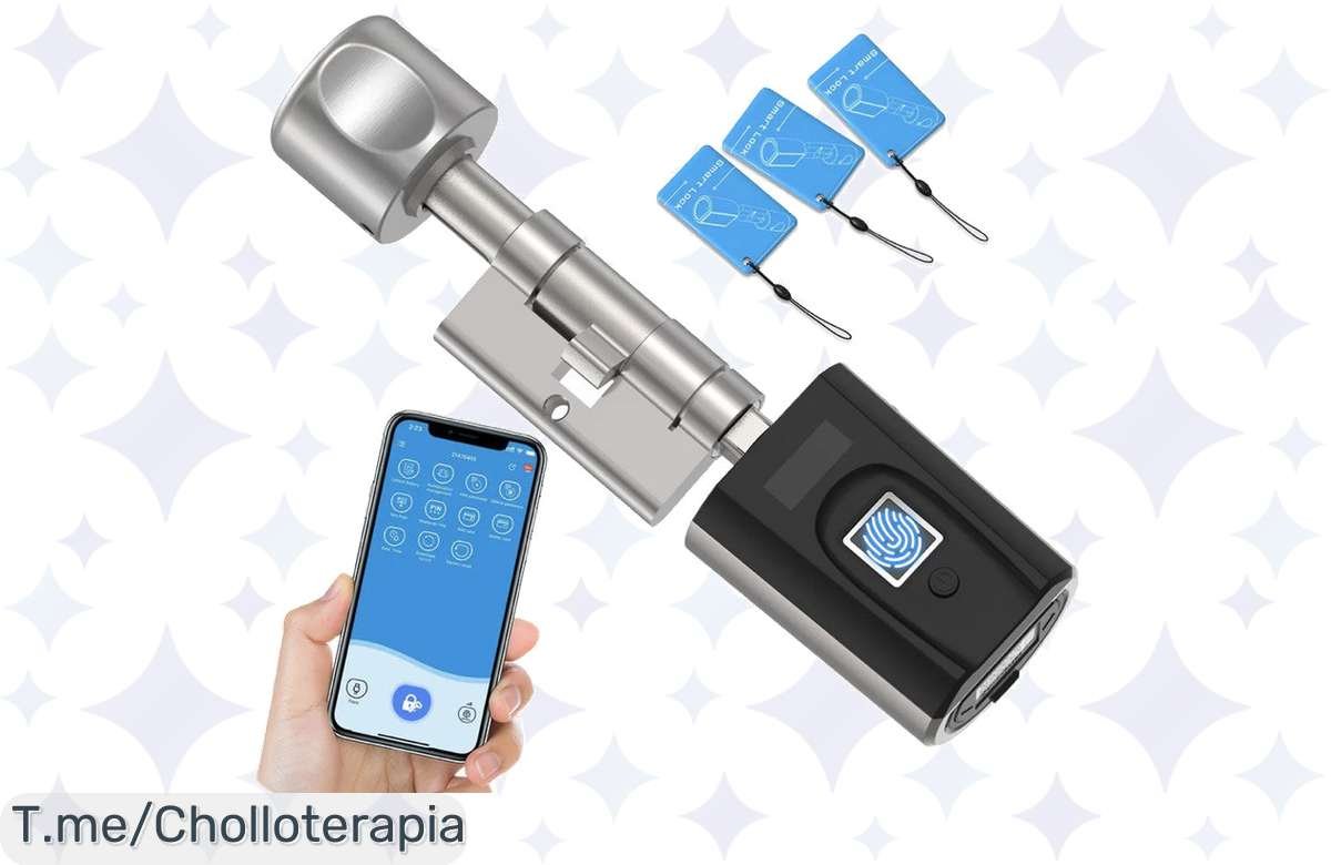 Tu hogar más seguro con la cerradura Welock Smart Lock Fingerprint en oferta