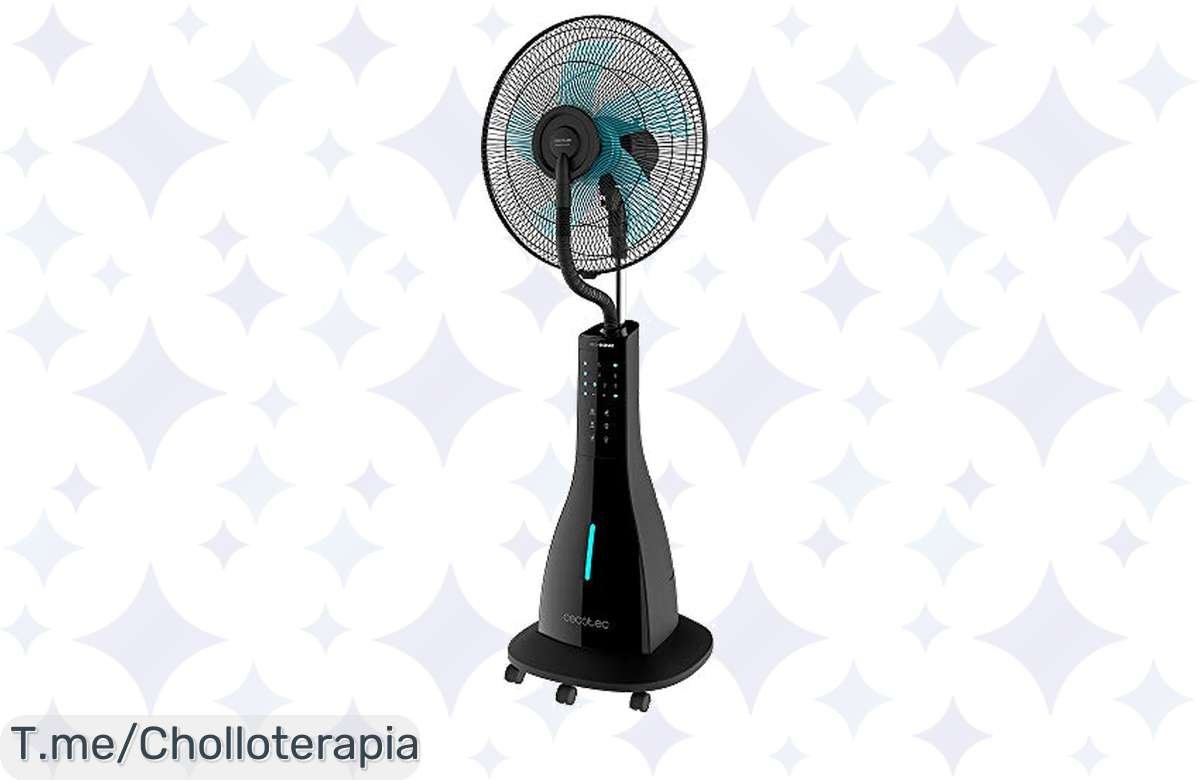 Ventilador Nebulizador Cecotec a Preciazo: ¡Frescor y Silencio Ya!