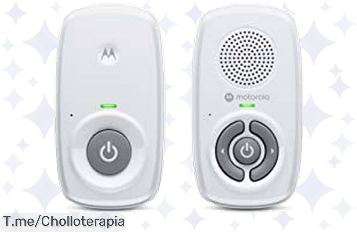 Vigilabebés Motorola tirado de precio: ¡No te pierdas ni un suspiro de tu peque a 300m!