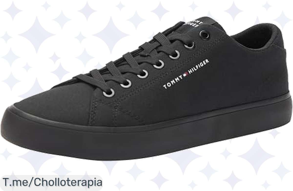 Zapatillas Tommy Hilfiger baratísimas con suela vulcanizada, ¡corre que vuelan!